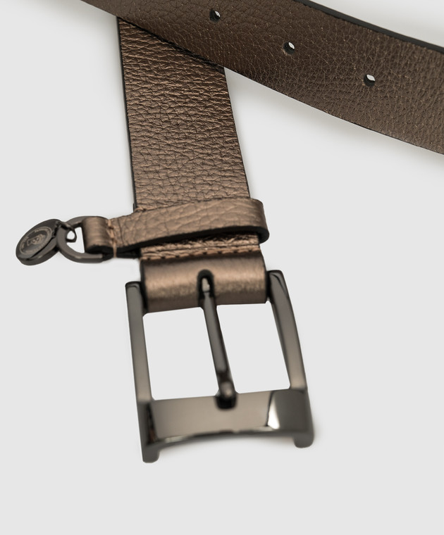 Peserico Brown leather belt S32545C009443 image 4