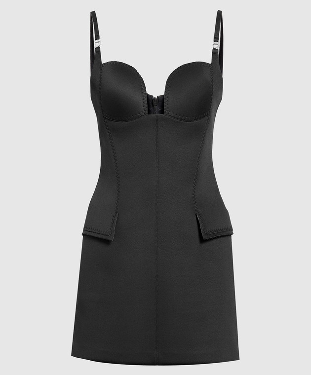 Coperni Black bustier dress COPR53137