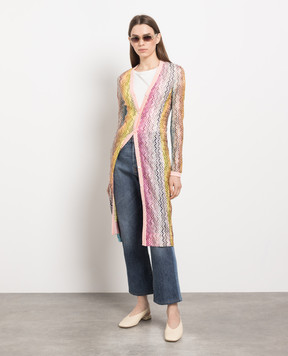 Missoni Розовый кардиган в абстрактный узор DS23SM1TBR00JT