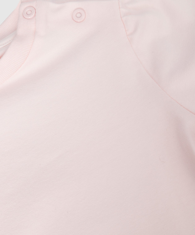 Fendi Дитяча рожева футболка у візерунок FF BFI117ST8 зображення 3