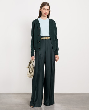 Bottega Veneta Зеленый кардиган из кашемира 704851V24M0