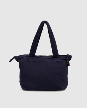 Vilebrequin Фиолетовая пляжная сумка Barlin с вышивкой логотипа BLNH0129