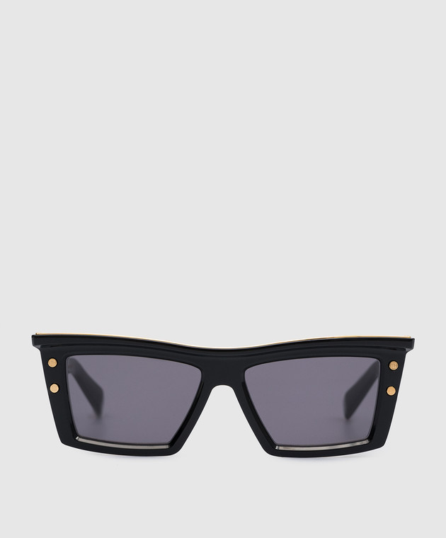 Balmain Black sunglasses B-VII with logo BPS131A55