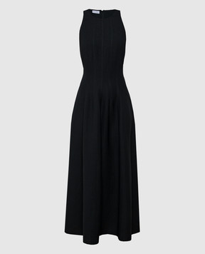 Brunello Cucinelli Черное платье макси MH126A5171