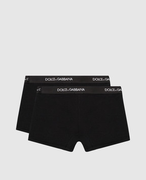 Dolce&Gabbana Дитячий набір чорних трусиків-боксерів L4J701G7OCT