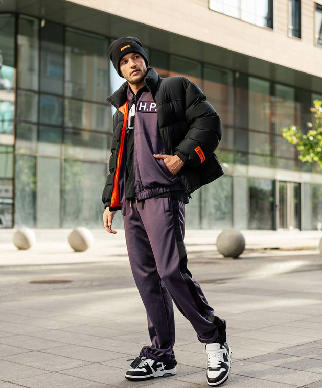 Heron Preston - Черная куртка с логотипом HMEJ001F23FAB001 купить