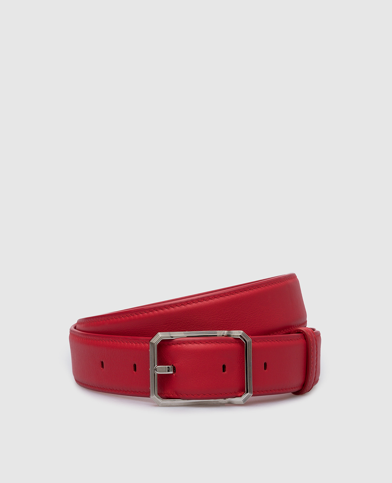 Children's red leather belt