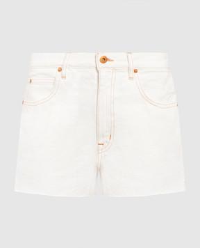 SLVRLAKE Білі джинсові шорти Farrah PF21FARS407PNATW