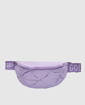 Goldbergh Фиолетовая поясная сумка с кристаллами GB00301233