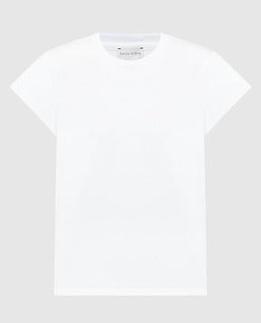 Magda Butrym Біла футболка з фактурним логотипом KNITWEARTSHIRT01166720