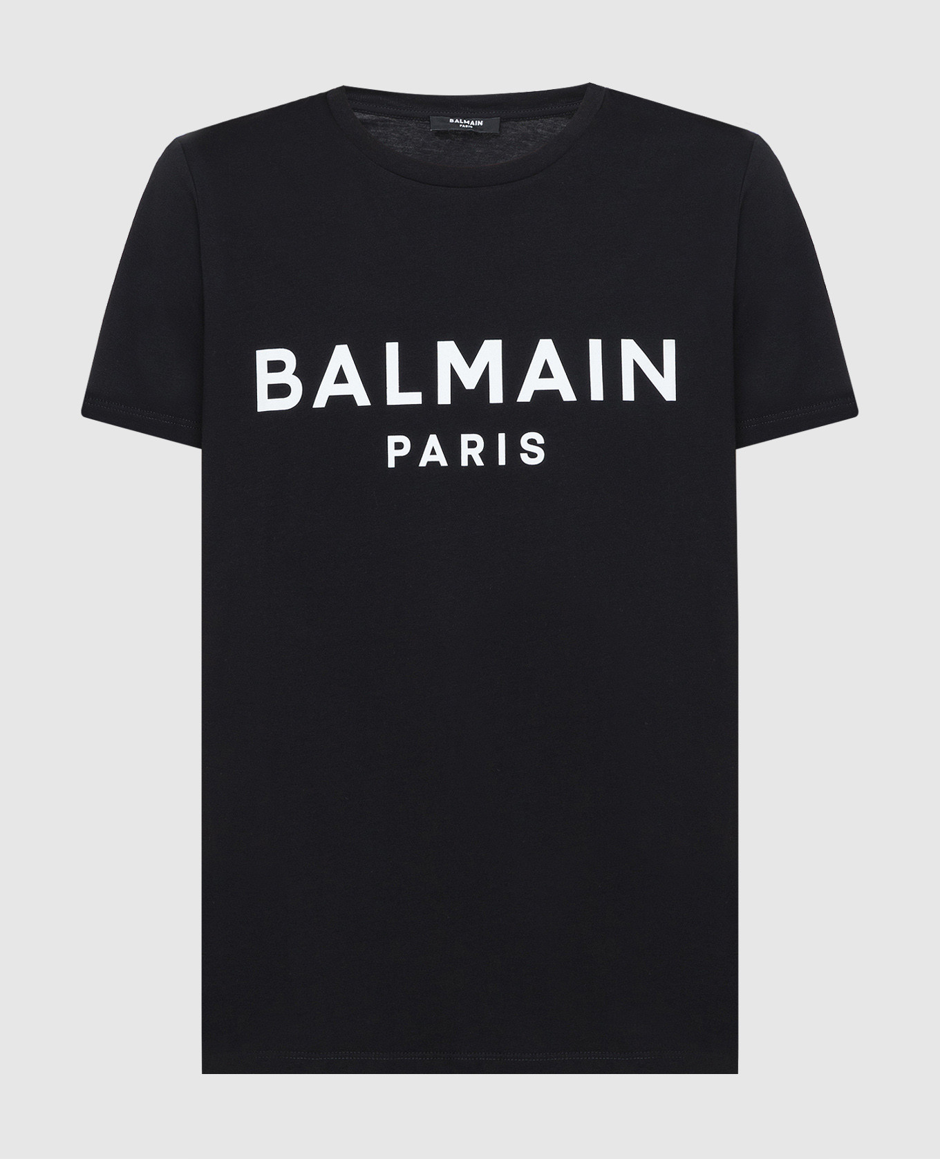 Black T-shirt with contrasting logo