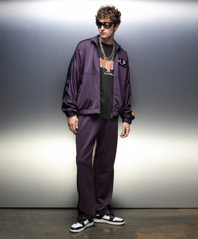 Heron Preston Фиолетовые спортивные штаны с логотипом HMCJ010F23JER001 изображение 2
