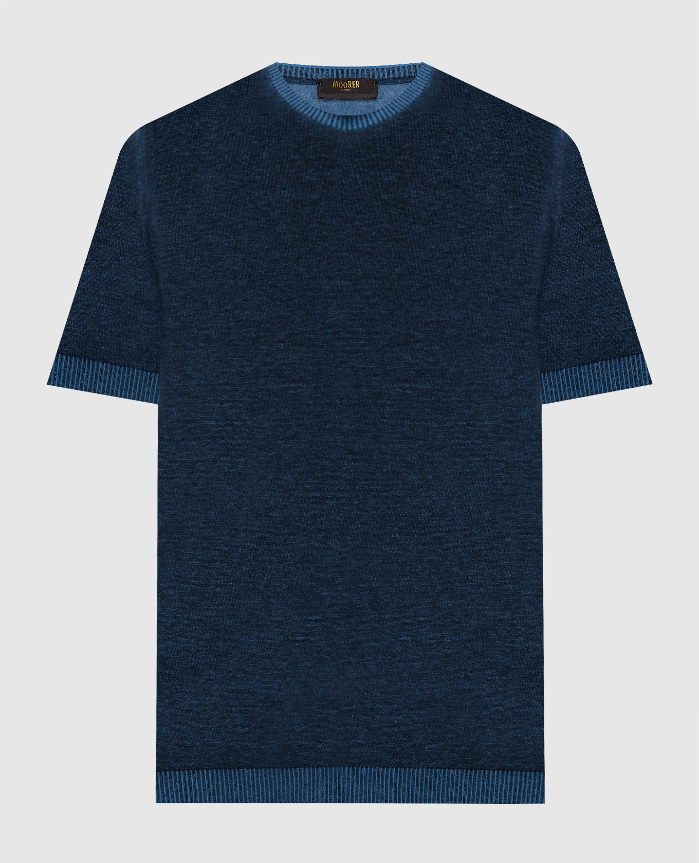 Синяя меланжевая футболка JUDE