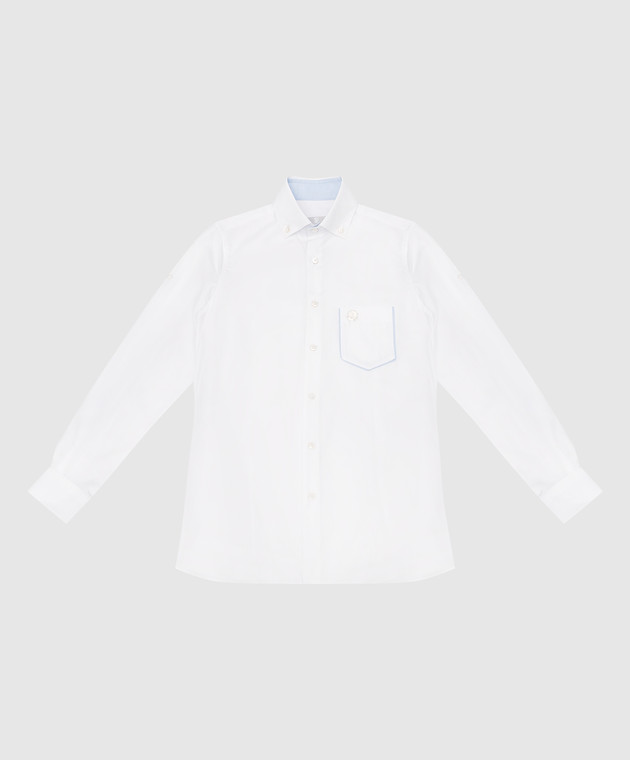 Stefano Ricci Children's white shirt YC003199LJ1613