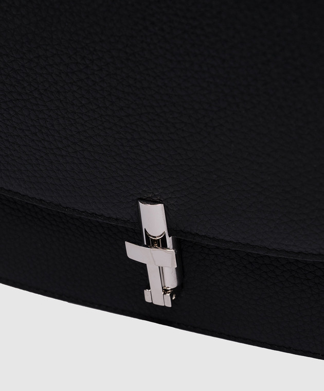 The Row Sofia black leather messenger bag W1503L133 image 5