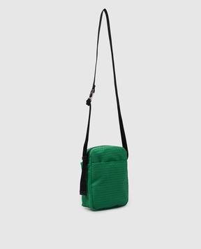 Off-White Зеленая сумка кросс-боди с логотипом принт. OMNQ083S24FAB001