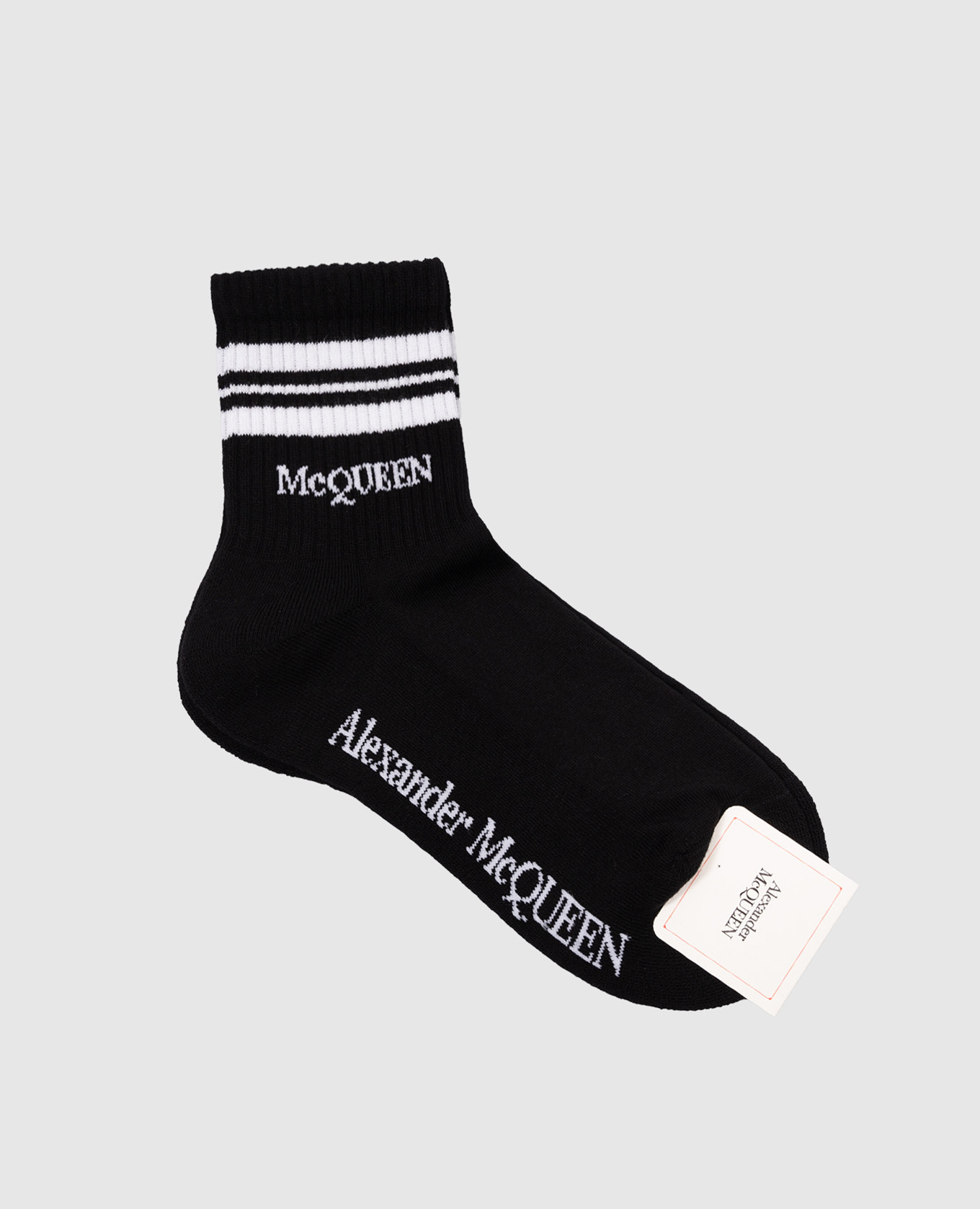 Черные носки с контрастным логотипом