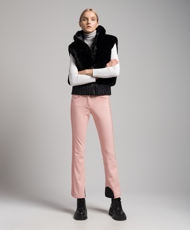 Goldbergh Broore Ski pink ski pants with stripes GB01678234 image 2