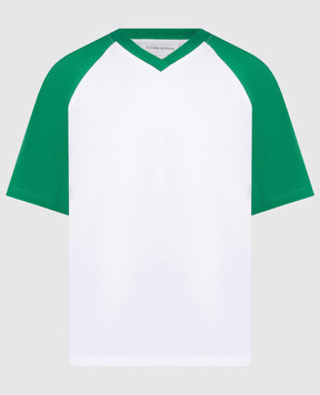 Victoria Beckham Белая футбольная футболка с принтом 1124JTS005228A