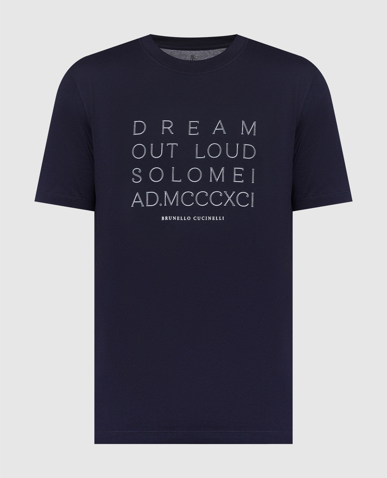 Blue t-shirt with Dream out loud print
