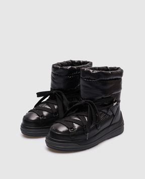 Moncler Чорні комбіновані мунбути 4H00020M3663