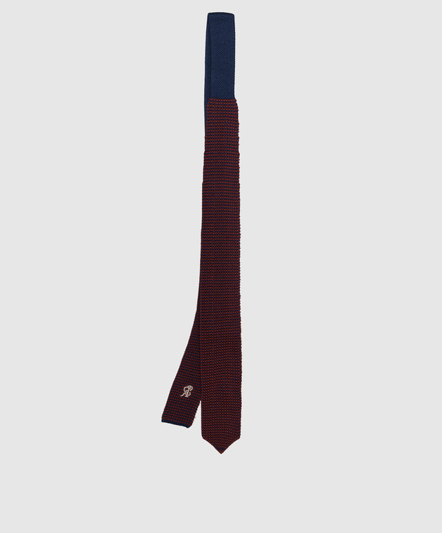 Stefano Ricci Дитяча бордова краватка із шовку YCRMTSR916 зображення 2