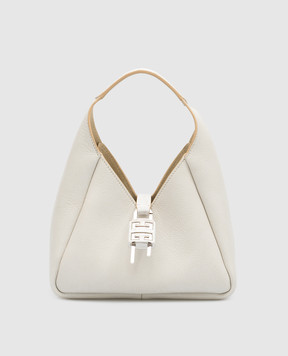 Givenchy Біла шкіряна сумка-хобо Mini G-HOBO BB50QNB1QA