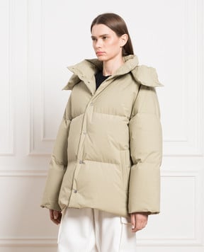 Bottega Veneta Зеленый пуховик 708191V1LE0