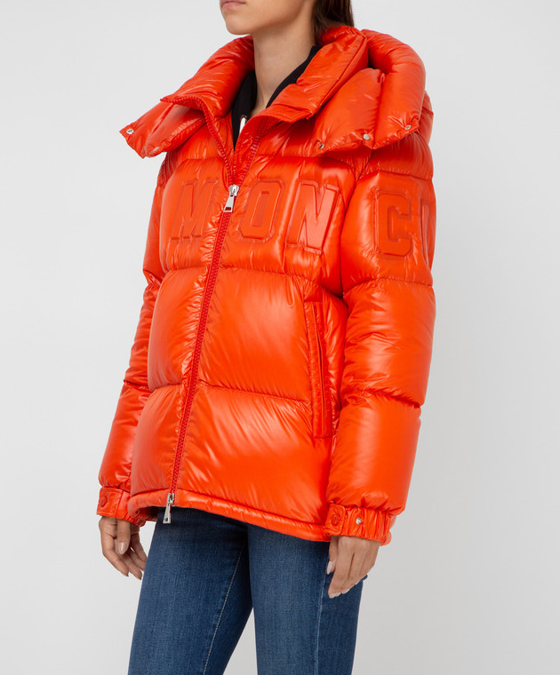 Moncler - Оранжевый пуховик 1A52E4068991 купить в Symbol