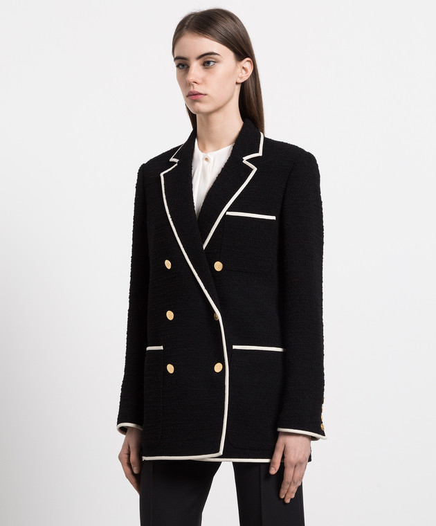 Valentino Black wool tweed jacket