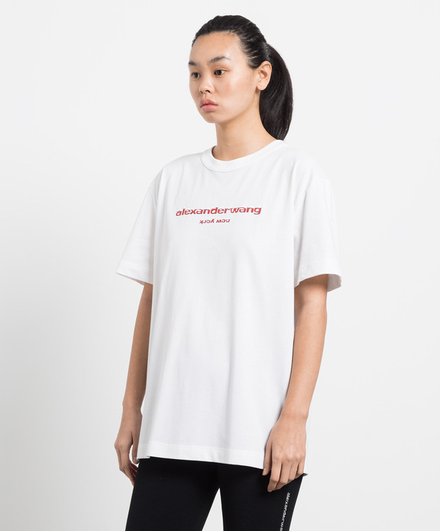 alexander wang white tshirt