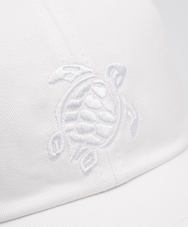 Vilebrequin Capsun white cap with logo embroidery PSNU2401 изображение 4