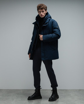 Mackage Синий пуховик Edward с логотипом EDWARDNFR