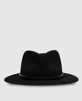 Borsalino Чорний капелюх Country 160001
