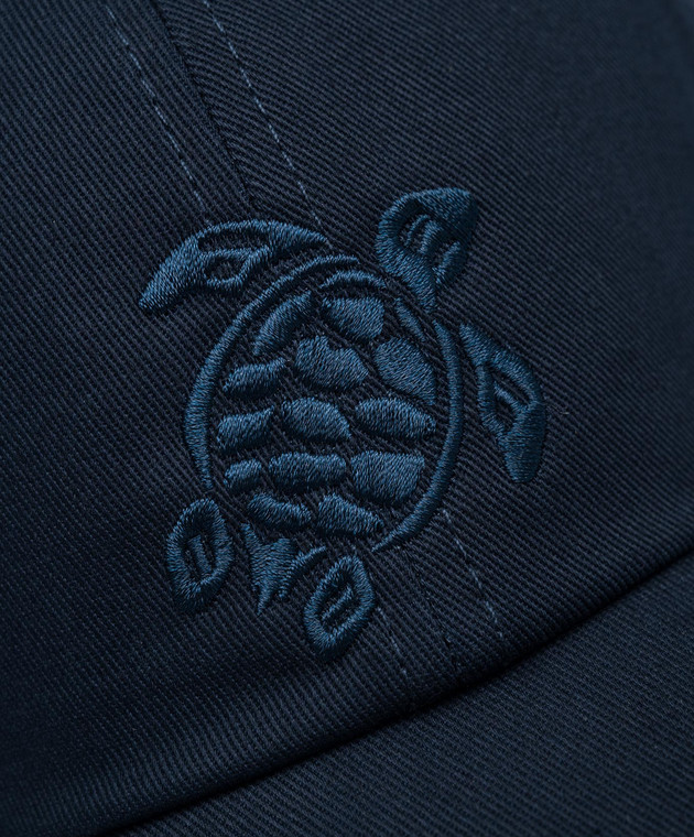 Vilebrequin Capsun blue cap with logo embroidery CSNU2401m изображение 4