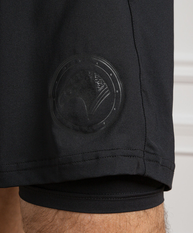 Stefano Ricci Black shorts with logo MYT3400010A15506 image 5