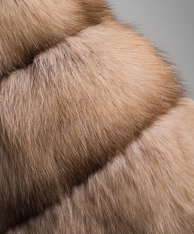 MalaMati Шуба из меха соболя с регулируемым низом ZIBc изображение 5