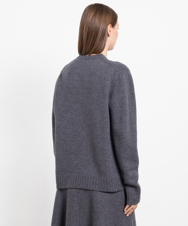 Jil Sander Gray cashmere sweater J02GP0043J14506 image 4