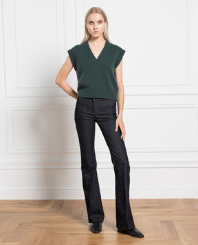 Allude Зелений жилет з кашеміру 23511235
