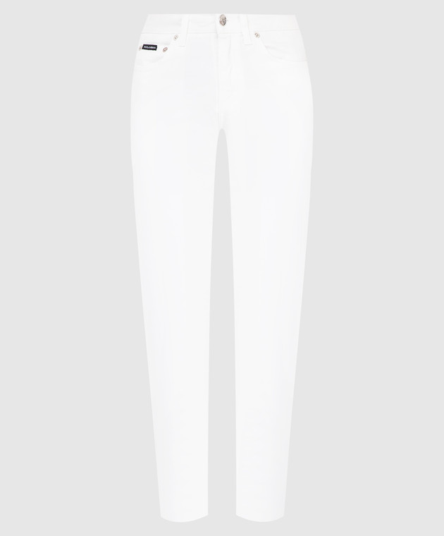 Dolce&Gabbana Білі джинси-скінні Audrey FTAH6DG8EZ0