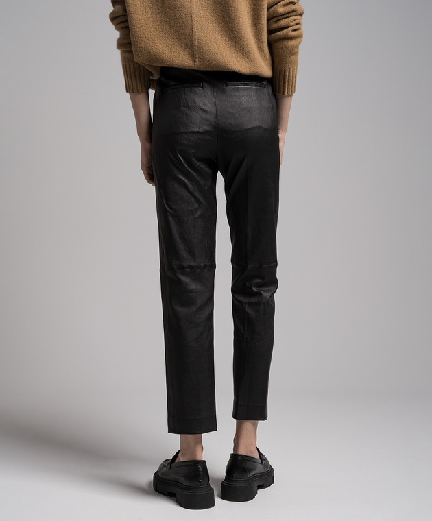 Genuine Lambskin Leather Pants - Black – Ron Tomson