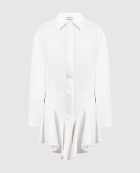 The Attico Белое платье мини Candice 231WCA124C052