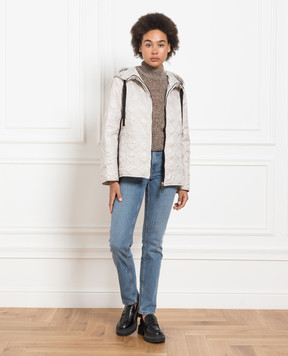 Max Mara Бежевая стеганная куртка EMMA
