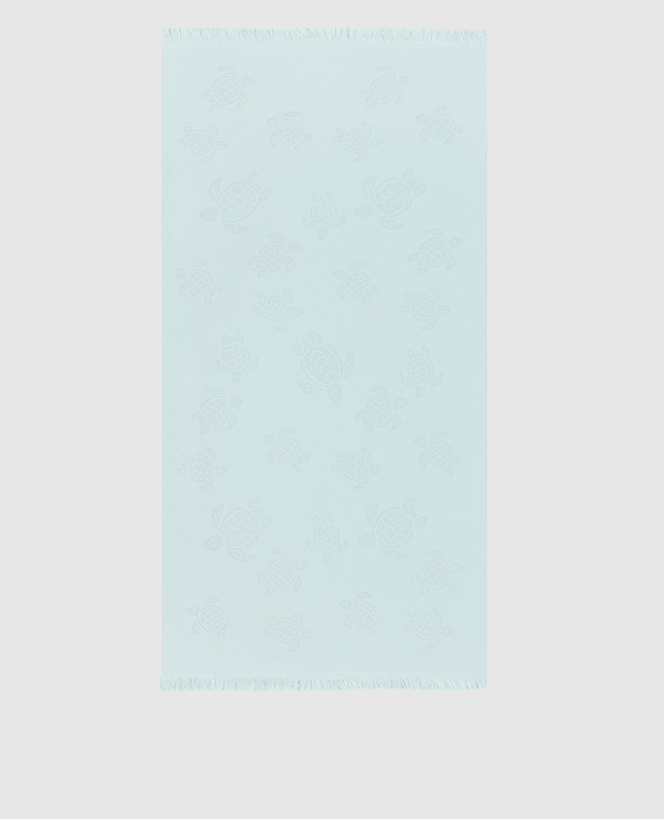 Blue Santah towel in a pattern
