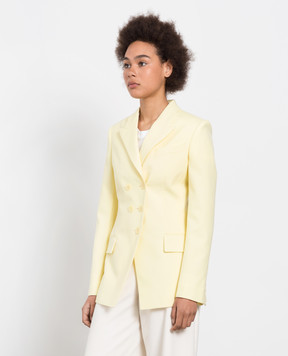 Stella McCartney Жовтий жакет із вовни 604139SSA36