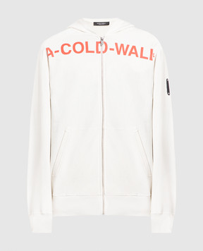 A Cold Wall Белая спортивная кофта с логотипом ACWMW111