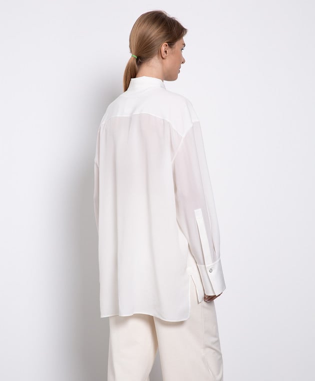 Givenchy Шовкова біла блуза BW60WX12EH зображення 4