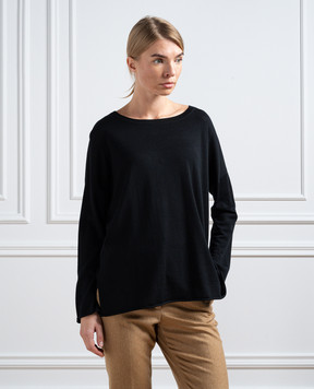 Allude Чорний джемпер з вовни 23564013
