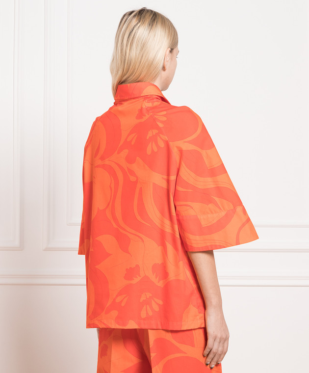 Etro Orange shirt in an abstract print D123924280 изображение 4