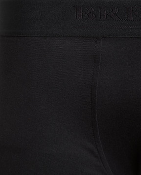 Bresciani Чорні труси-боксери з логотипом BXM18
